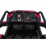 Elektrická Bugina - Racing Road 2000 - ružová